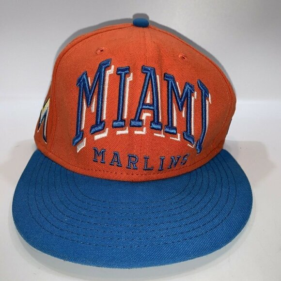 Miami Marlins MLB New Era 9Fifty Strapback Cap Hat - Picture 1 of 8